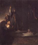 The Raising of Lazarus Rembrandt